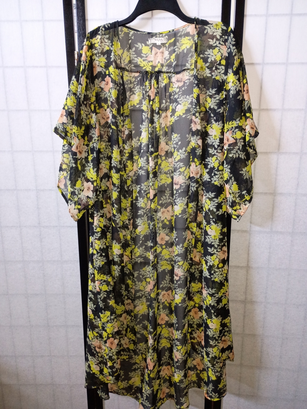 Wilyfox Floral Sheer Kimono Duster